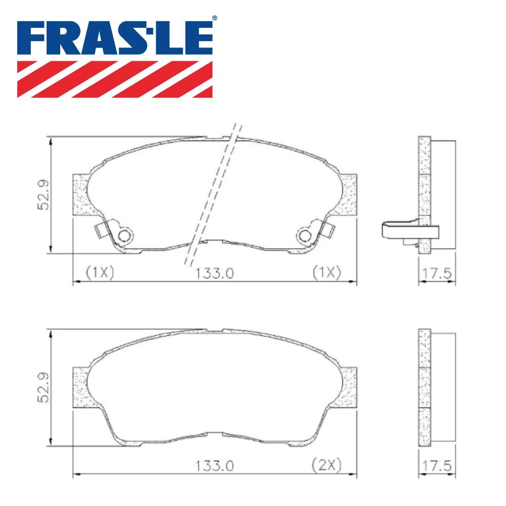 PASTILHA FREIO DIANTEIRA TOYOTA COROLLA 1992 A 2001