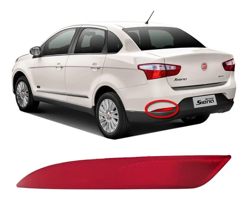 SINAL PARACHOQUE TRAS FIAT GRAND SIENA 2012/ ESQ (REFLETOR)