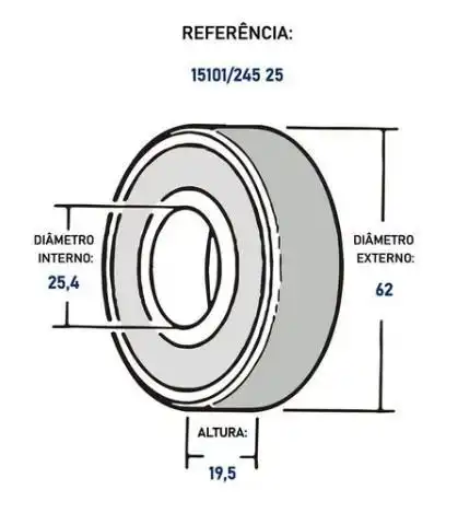 ROLAM RODA TRAS EXT F-250 F-350