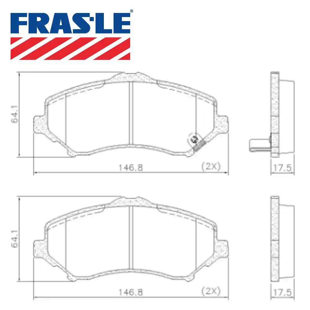 PASTILHA FREIO DIANTEIRA FIAT FREEMONT 2.4 16V 2011/