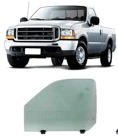 VIDRO PORTA F-250 F-350 ESQ VERDE