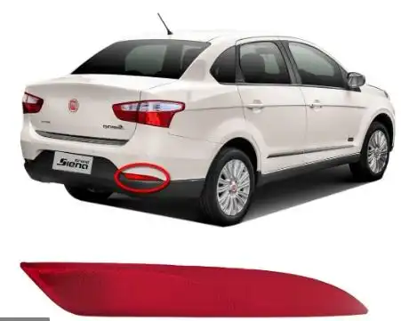 SINAL PARACHOQUE TRAS FIAT GRAND SIENA 2012/ DIR (REFLETOR)