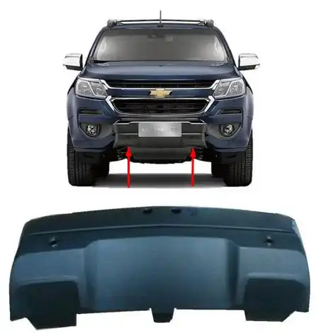 MOLDURA PARACHOQUE DIANT S-10 17/19  ( PLACA )