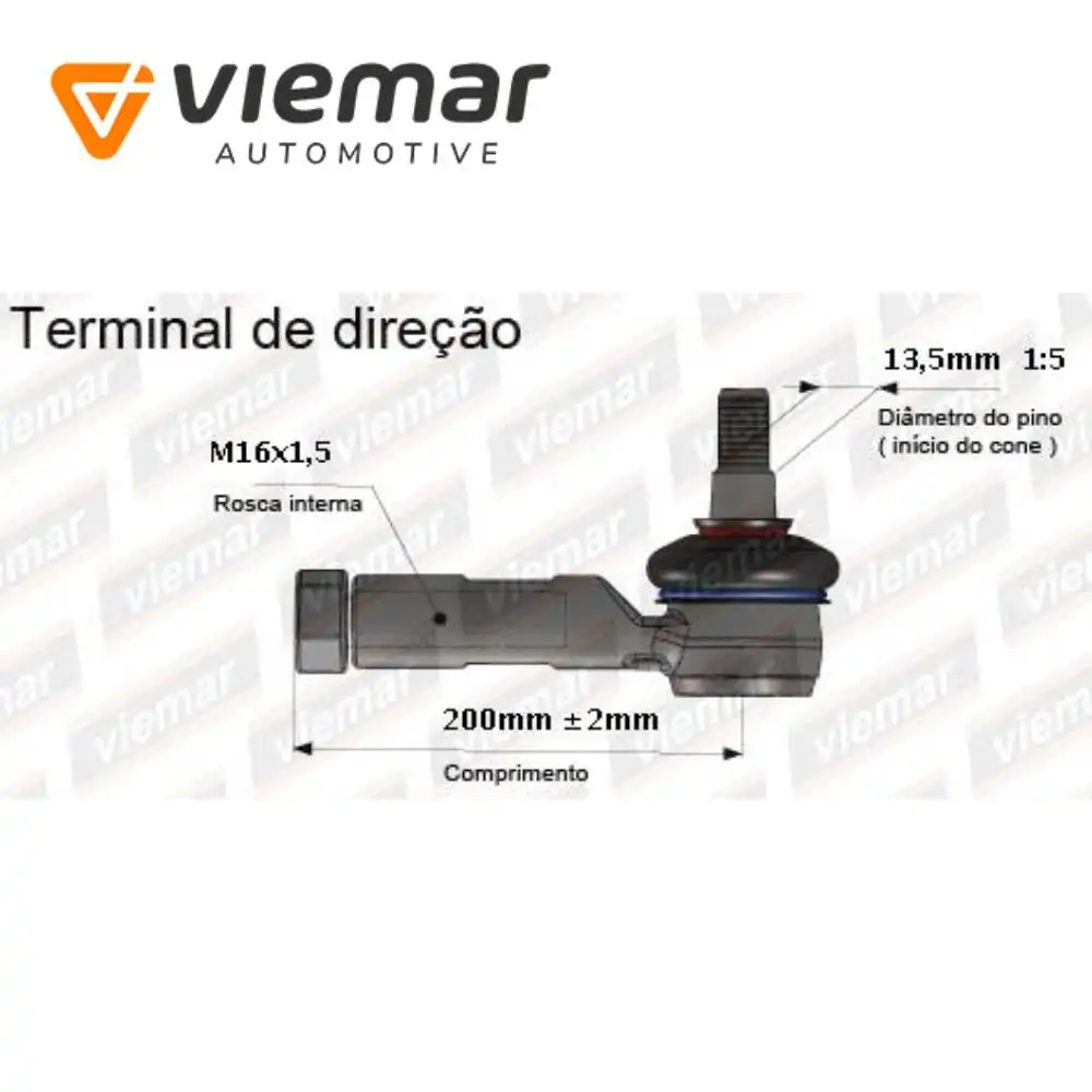 PONTEIRA DIRECAO KIA CERATO 2013 A 2019 ESQ