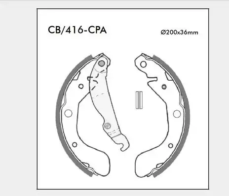SAPATAS FREIO TRAS ONIX 1.0 1.4 2012/ NOVO PRISMA 2013/