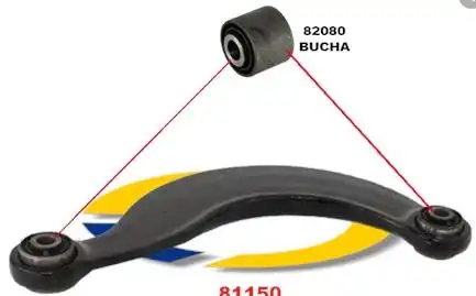 BUCHA BRACO SUSP.TRAS FOCUS 00/13 (BRACO CURVO)