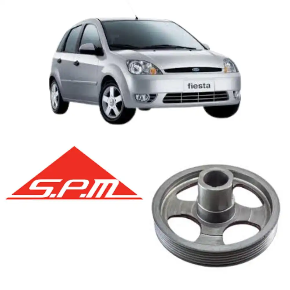POLIA VIRABREQUIM FIESTA 1996 A 1999