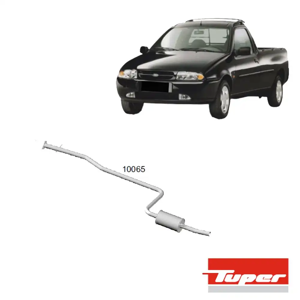 SILENCIOSO INTERMEDIARIO COURIER 1.4 16V 1997 A 1999 ZETEC