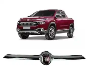 FRISO GRADE FIAT TORO 16/ CROMADO C/ EMBLEMA