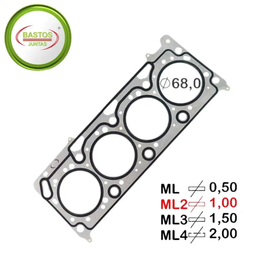 JUNTA CABECOTE GOL 1.0 8/16V EA111 AT 1996/ METAL SOB MEDIDA