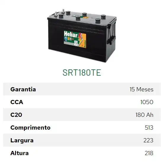 BATERIA UNIVERSAL 180 AMP. POSITIVO ESQ