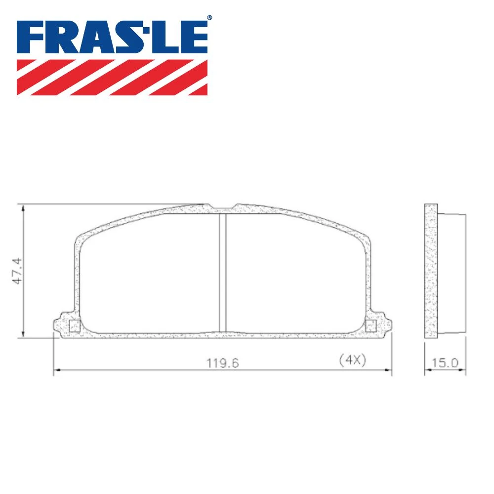 PASTILHA FREIO DIANTEIRA COROLLA 1.8 16V 1998 A 2002