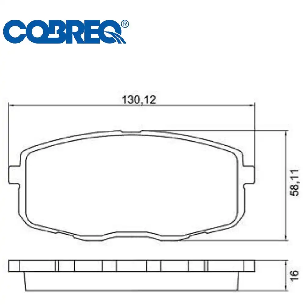 PASTILHA FREIO DIANTEIRA HYUNDAI I30 2.0 16V 2009/