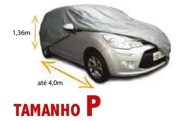 CAPA AUTOMOVEIS UNIVERSAL TAM PEQUENO