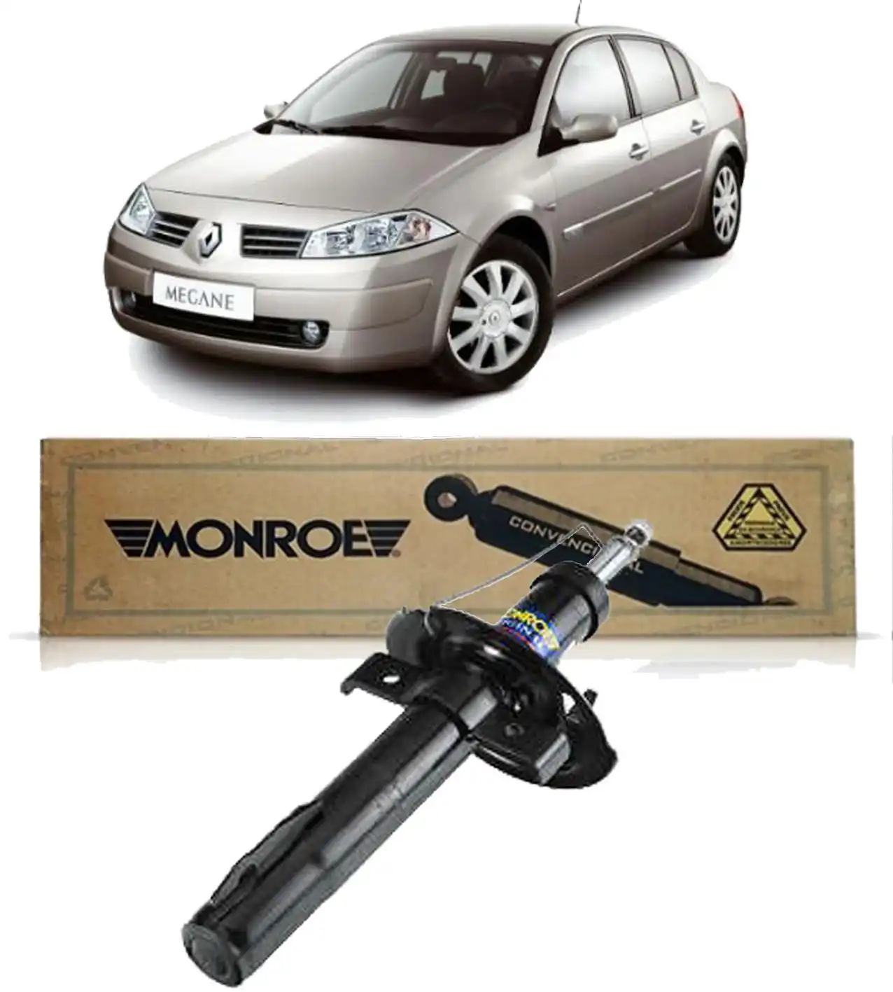 AMORTECEDOR DIANTEIRO RENAULT MEGANE 2006 A 2012