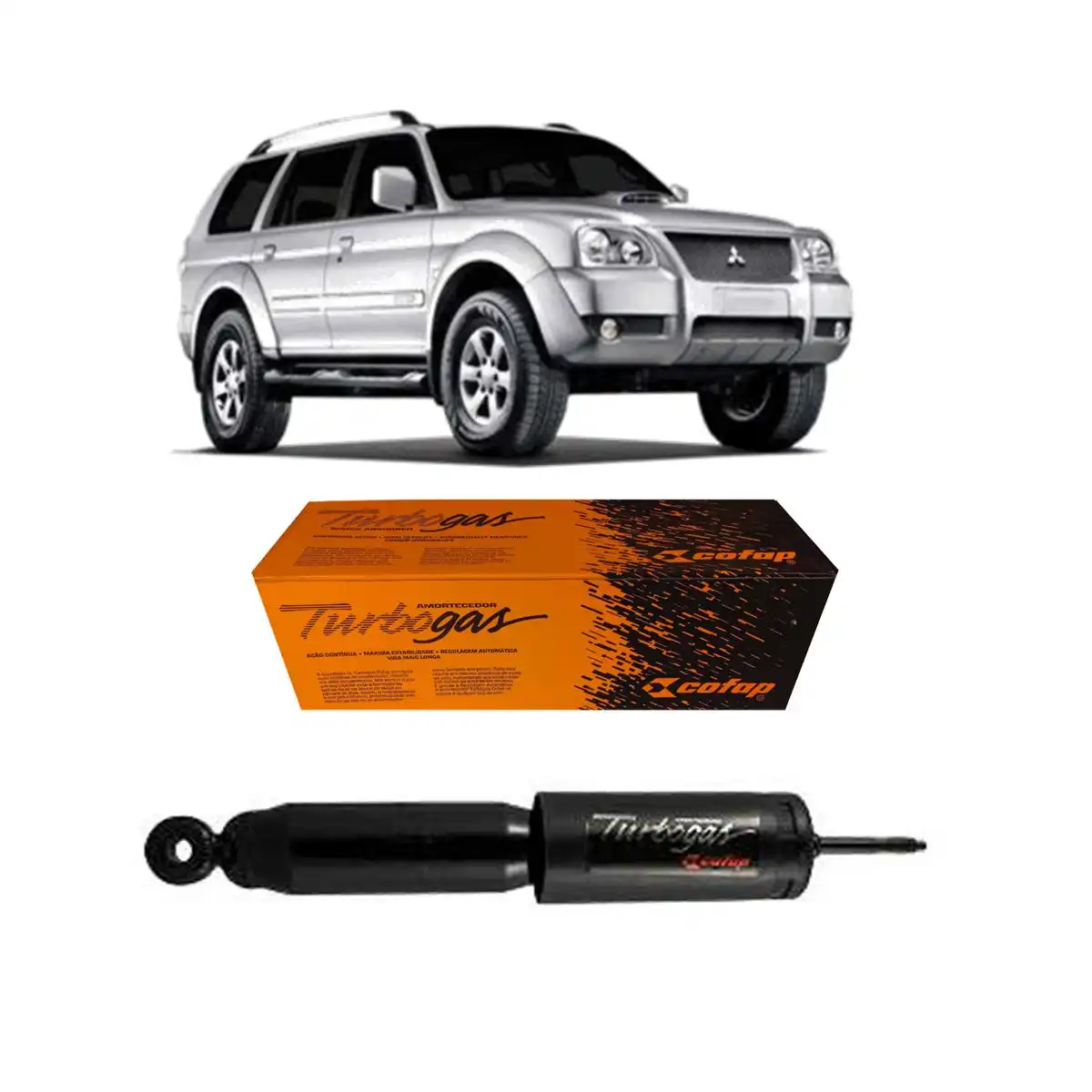 AMORTECEDOR TRASEIRO MITSUBISHI PAJERO SPORT 2006/