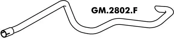 TUBO TERMINAL SILVERADO 1997 A 1999 DIESEL MOTOR MAXION