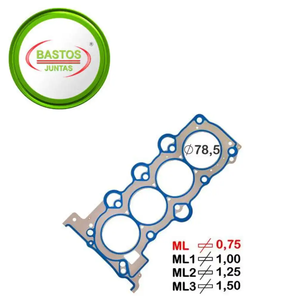 JUNTA CABECOTE CRETA 1.6 16V FLEX 2017 ACIMA METAL