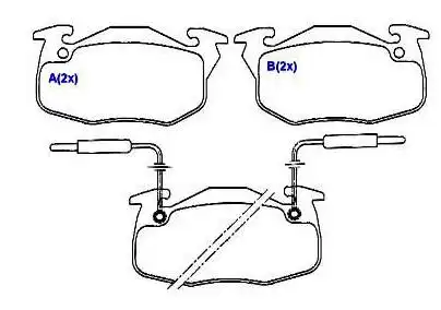 PASTILHA FREIO DIANTEIRA RENAULT CLIO 1993 A 1998 BENDIX COM