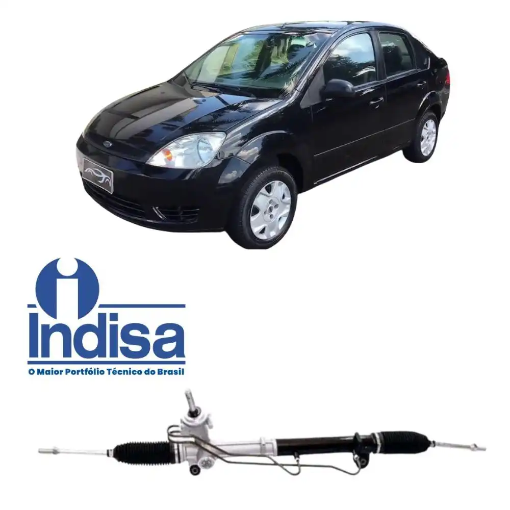 CAIXA DIRECAO FIESTA 2003 A 2012 HIDRAULICA C/BARRA AXIAL