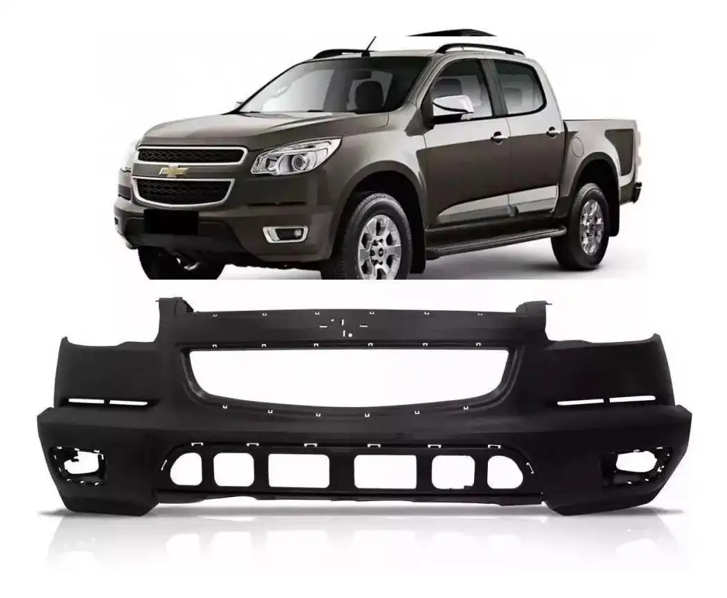 PARACHOQUE DIANTEIRO S-10 2012 A 2016 PRETO LISO