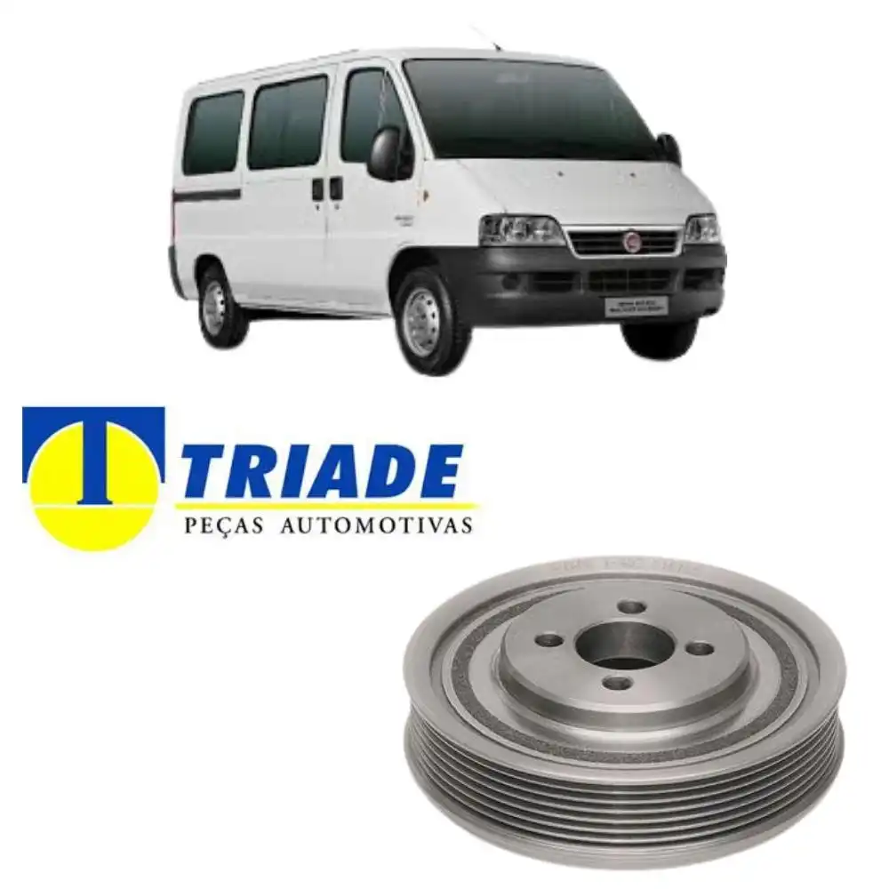 POLIA VIRABREQUIM DUCATO 2.3 2010 ACIMA