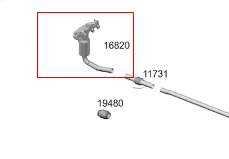 CANO SAIDA MOTOR FIAT UNO MILLE FIRE FLEX 2006/ C/ CATALISAD