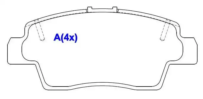 PASTILHA FREIO DIANTEIRA KWID 1.0 12V 2017 A 2025 DISCO VENT