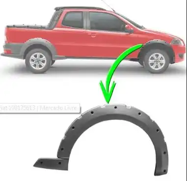 MOLDURA PARALAMA FIAT STRADA TREKKING 09/ DIAN DIR