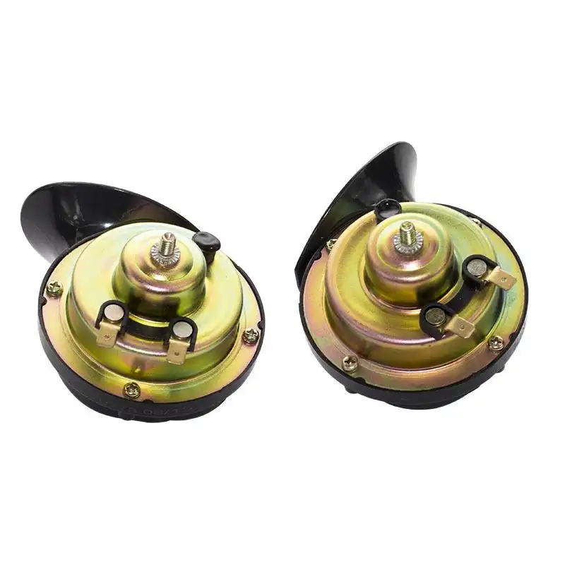 BUZINA CORNETA (DUPLA) UNIVERSAL S/RELE C/2 POLOS