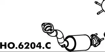 CANO SAIDA MOTOR HONDA FIT 1.4 1.5 16V 2003 A 2009