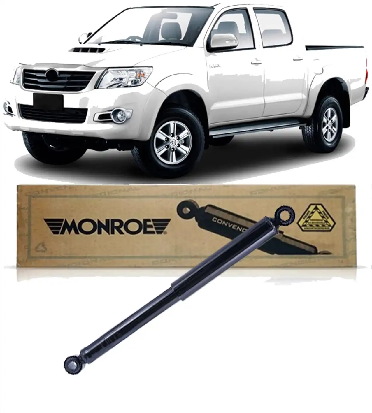 AMORTECEDOR TRASEIRO TOYOTA HILUX PICK-UP 2005 A 2014