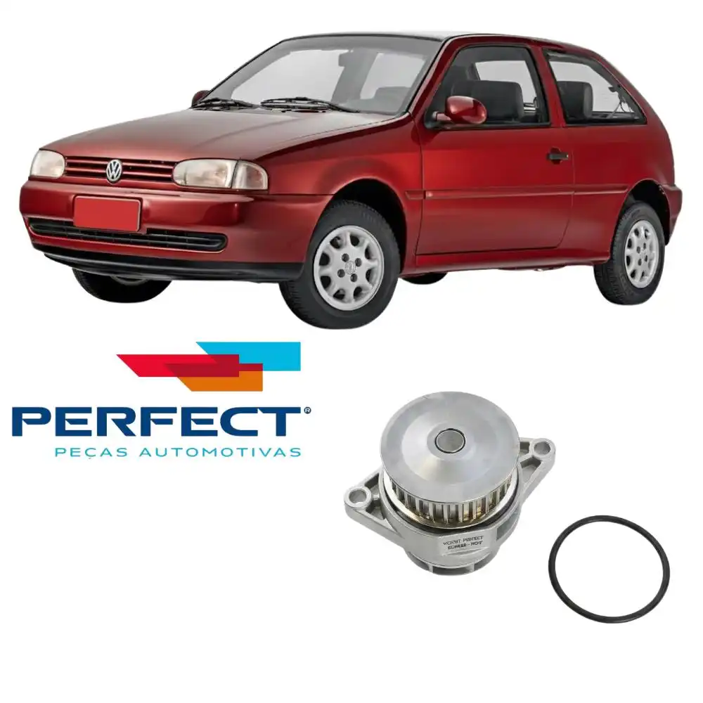 BOMBA DAGUA GOL PLUS MOTOR AT 1000 8V POLO GOLF AUDI