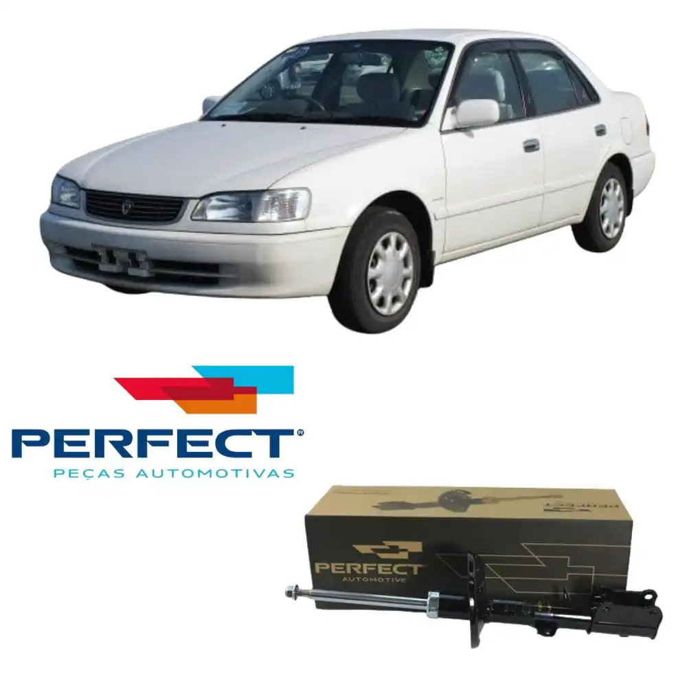 AMORTECEDOR TRASEIRO TOYOTA COROLLA 1992 A 2002 ESQUERDO