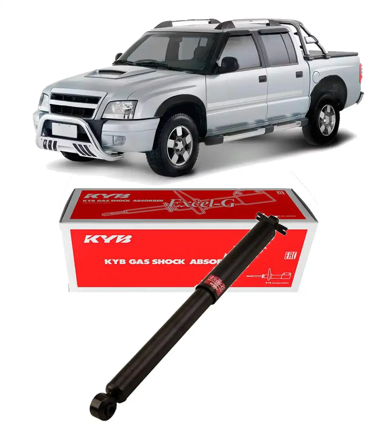 AMORTECEDOR TRASEIRO S-10 4X2 4X4 1995 A 2011 EXCEL-G