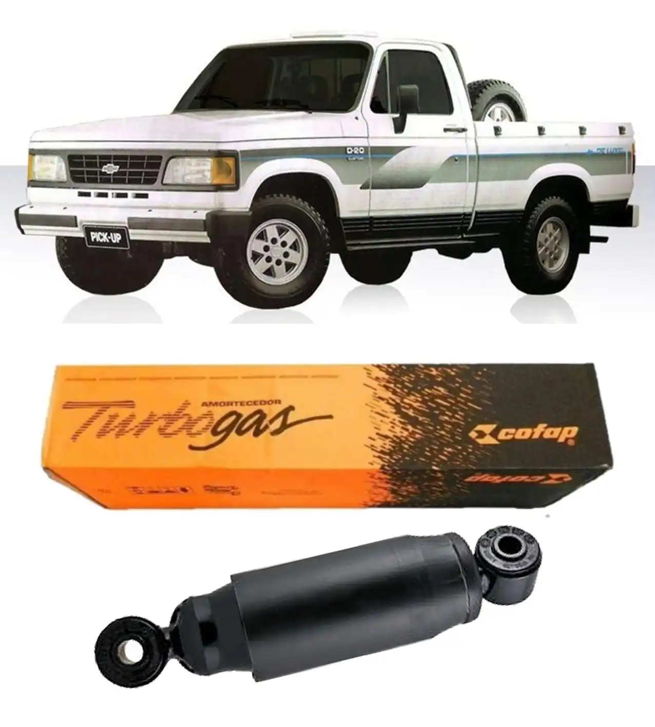 AMORTECEDOR DIANTEIRO D-20 1993 A 1997 (OLEO)