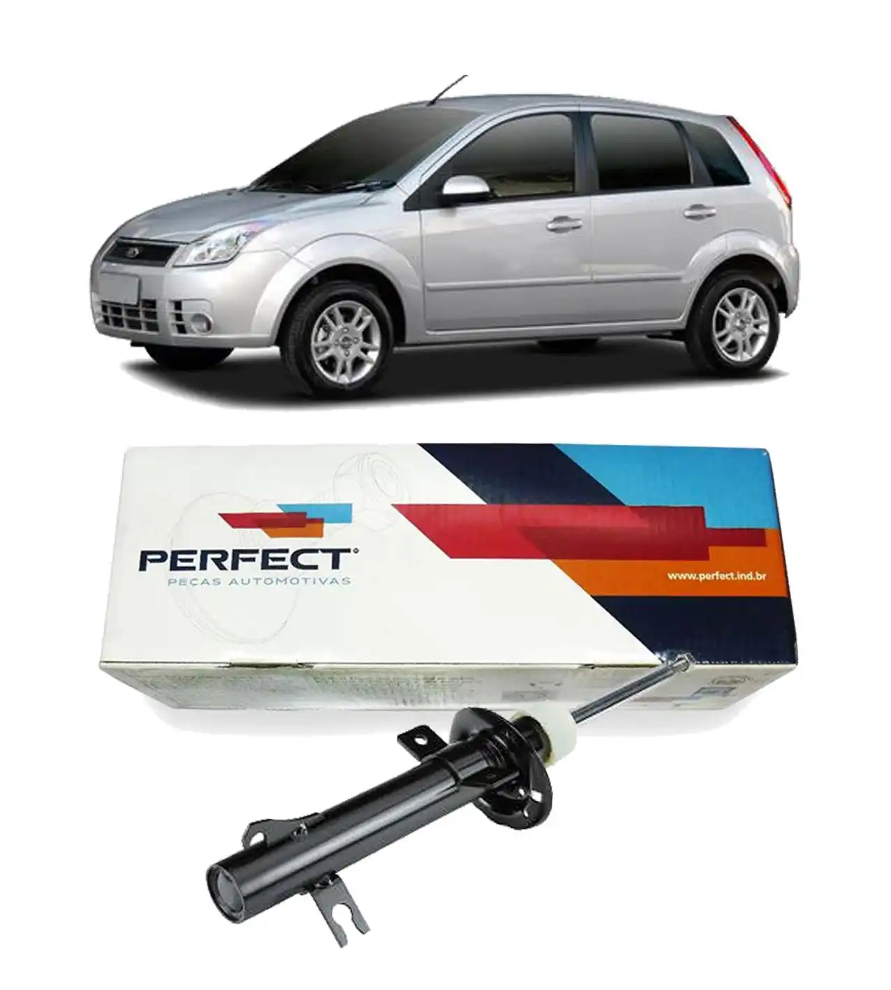 AMORTECEDOR DIANTEIRO FIESTA 1.0 1.6 2003 A 2014