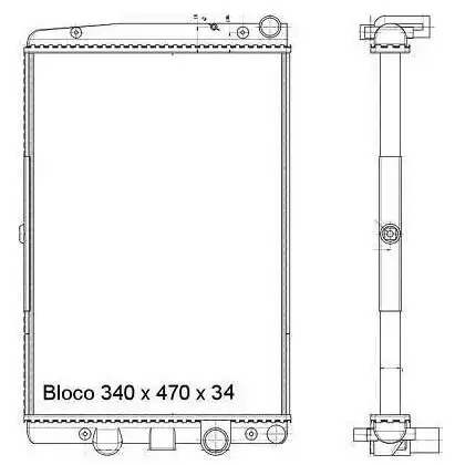 RADIADOR GOL PLUS 97/ 1.0 16V C/AR