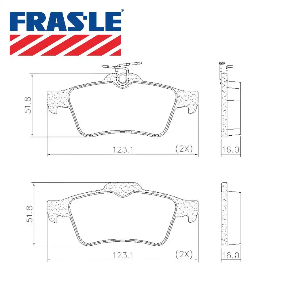 PASTILHA FREIO TRASEIRA FOCUS 1.6 16V 2008 A 2019 CERAMICA
