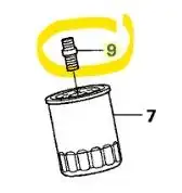 PARAFUSO FIXACAO FILTRO OLEO CIVIC 1.8 16V 2007 A 2016