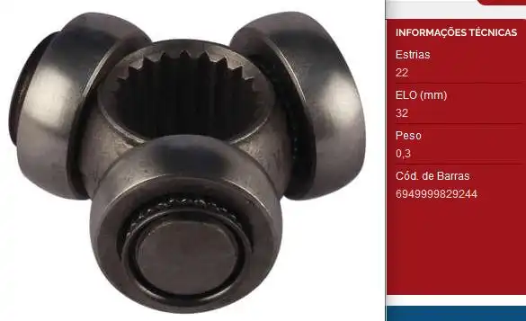 TRIZETA FIESTA,KA (ENDURA 1.0 1.3, ZETEC 1.4 16V ) C/ ROLETE