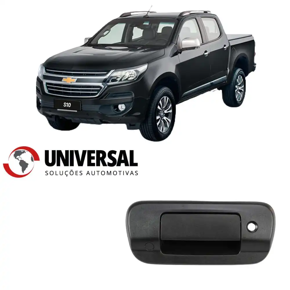 MACANETA TAMPA TRAS S-10 2017/ PRETA