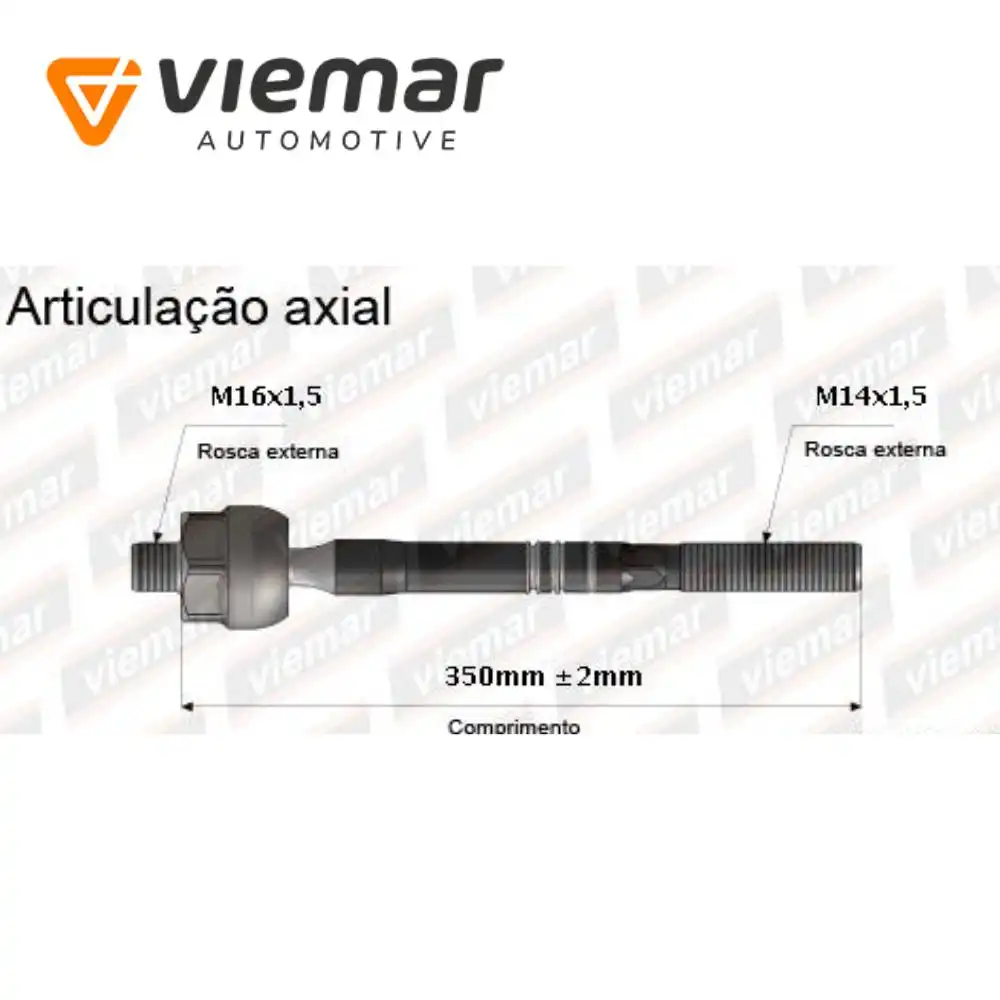 BARRA AXIAL TRACKER 2013 A 2016