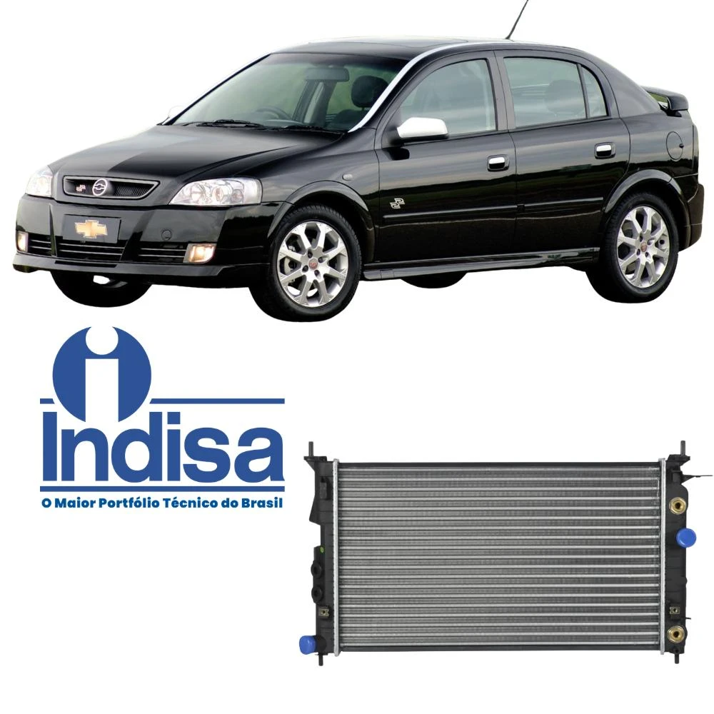 RADIADOR ASTRA 1.8 2.0 8V 16V 1999 A 2009 CAMBIO AUTOMATICO