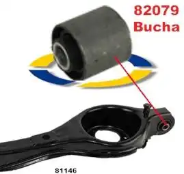 BUCHA BANDEJA TRAS FOCUS 00/13 PARTE TRAS GROSSA