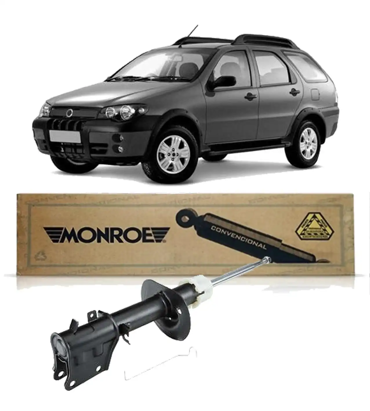 AMORTECEDOR DIANTEIRO FIAT PALIO ADVENTURE 2001 A 2009