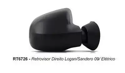 ESPELHO EXT RENAULT LOGAN SANDERO 09/ ESQ C/ CONTROLE