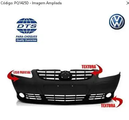 PARACHOQUE DIANT FOX 08/10 PRETO P/PINT C/FAROLETE PARTE INF