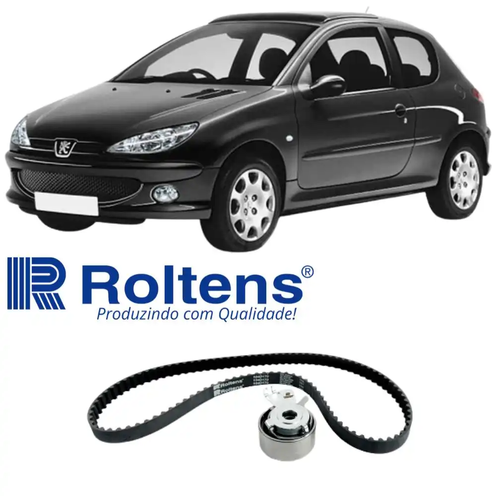 KIT CORREIA DENTADA 206 1.4 8V 2004 A 2010