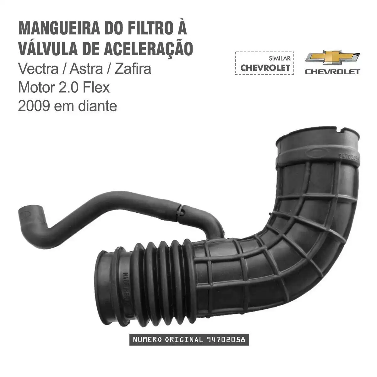 SANFONA FILTRO AR VECTRA 2006/ ASTRA 2009/ (AO TBI)